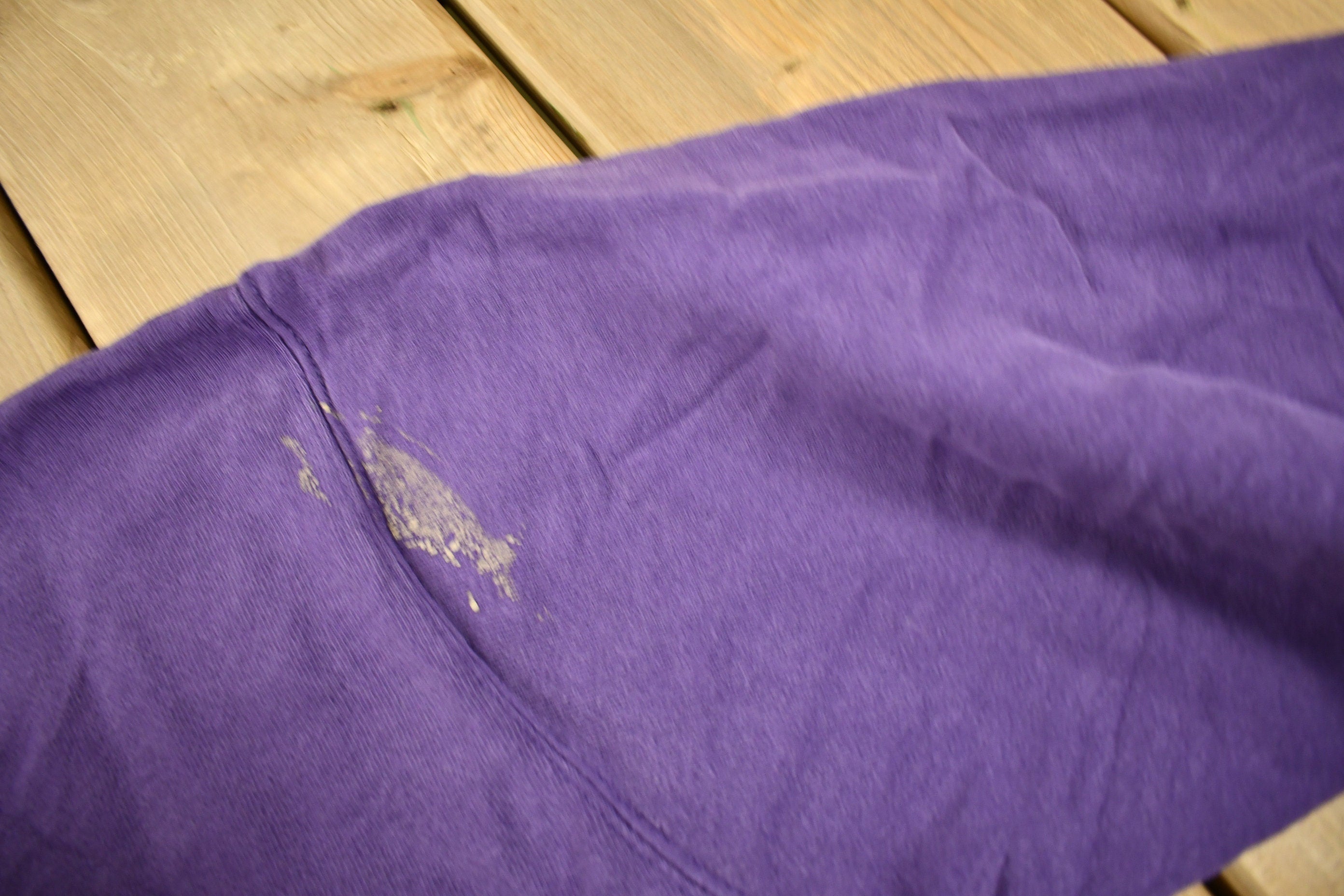 Vintage 1990s Champion Small Logo Purple Sweatshirt