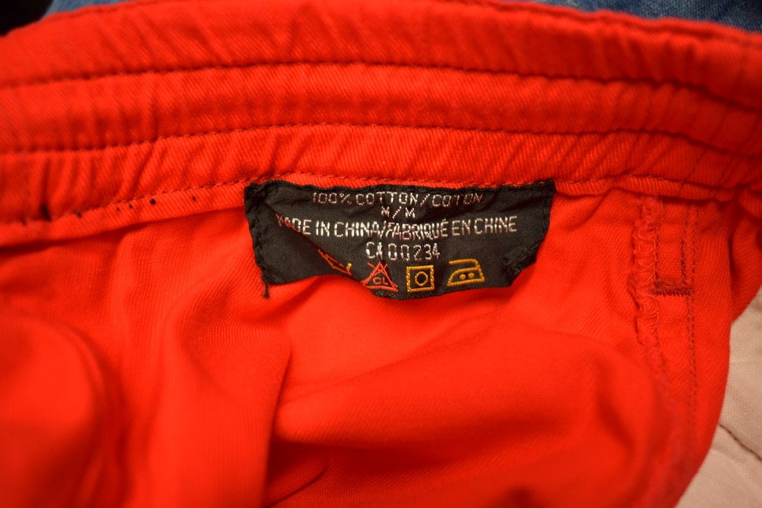 Vintage 1990s Red Draw String Pants Size 34x28