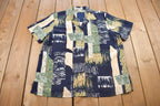 Vintage 1990s Notations Button Up Short Sleeve Shirt