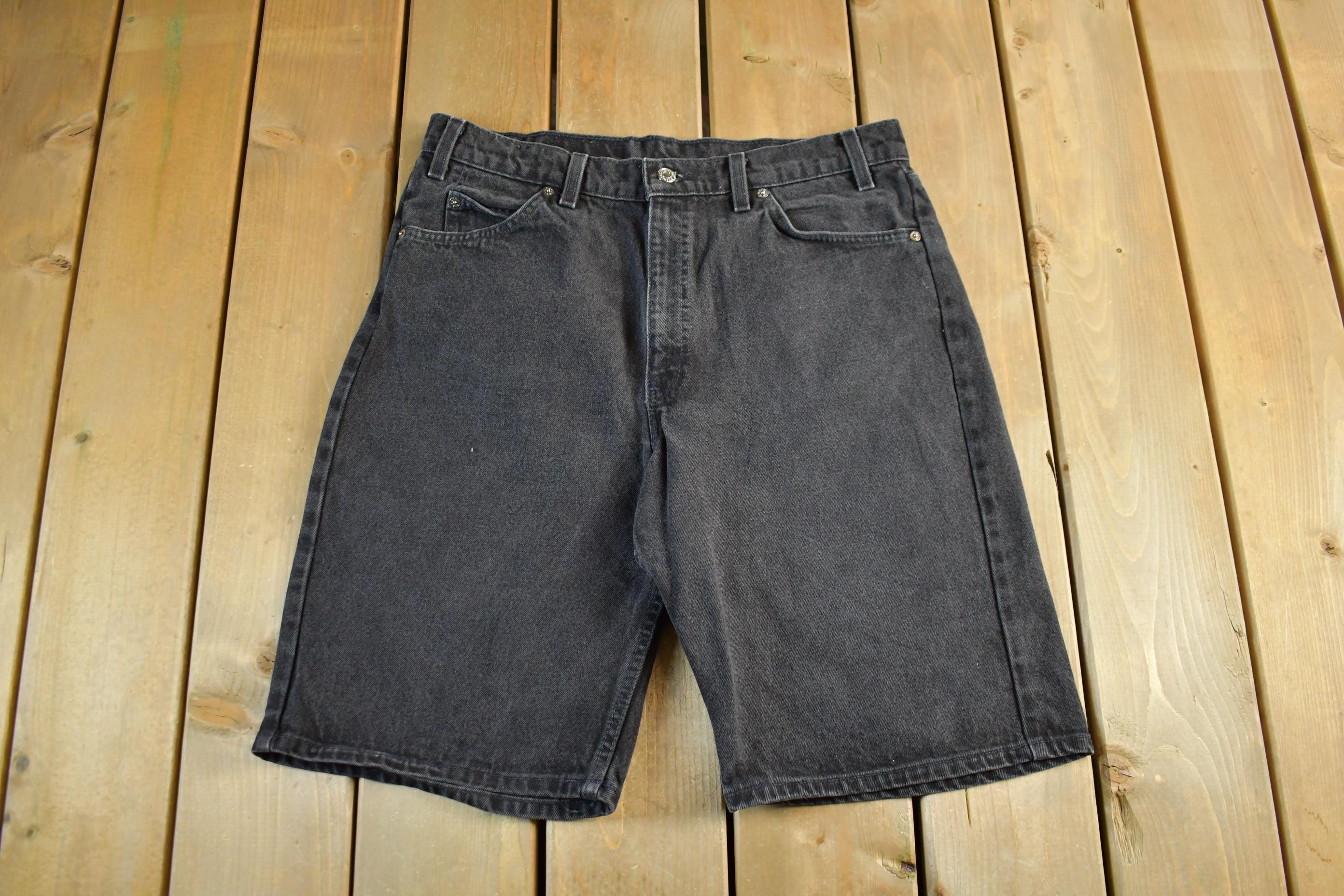 Vintage 1990s Levi's 550 Orange Tab Denim Jean Shorts 34