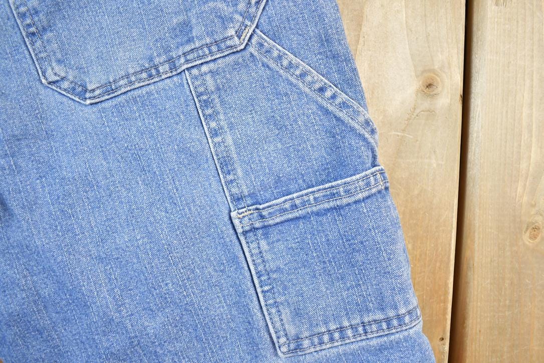 Vintage 1990s Wrangler Denim Carpenter Jean Shorts Size 30 x 9