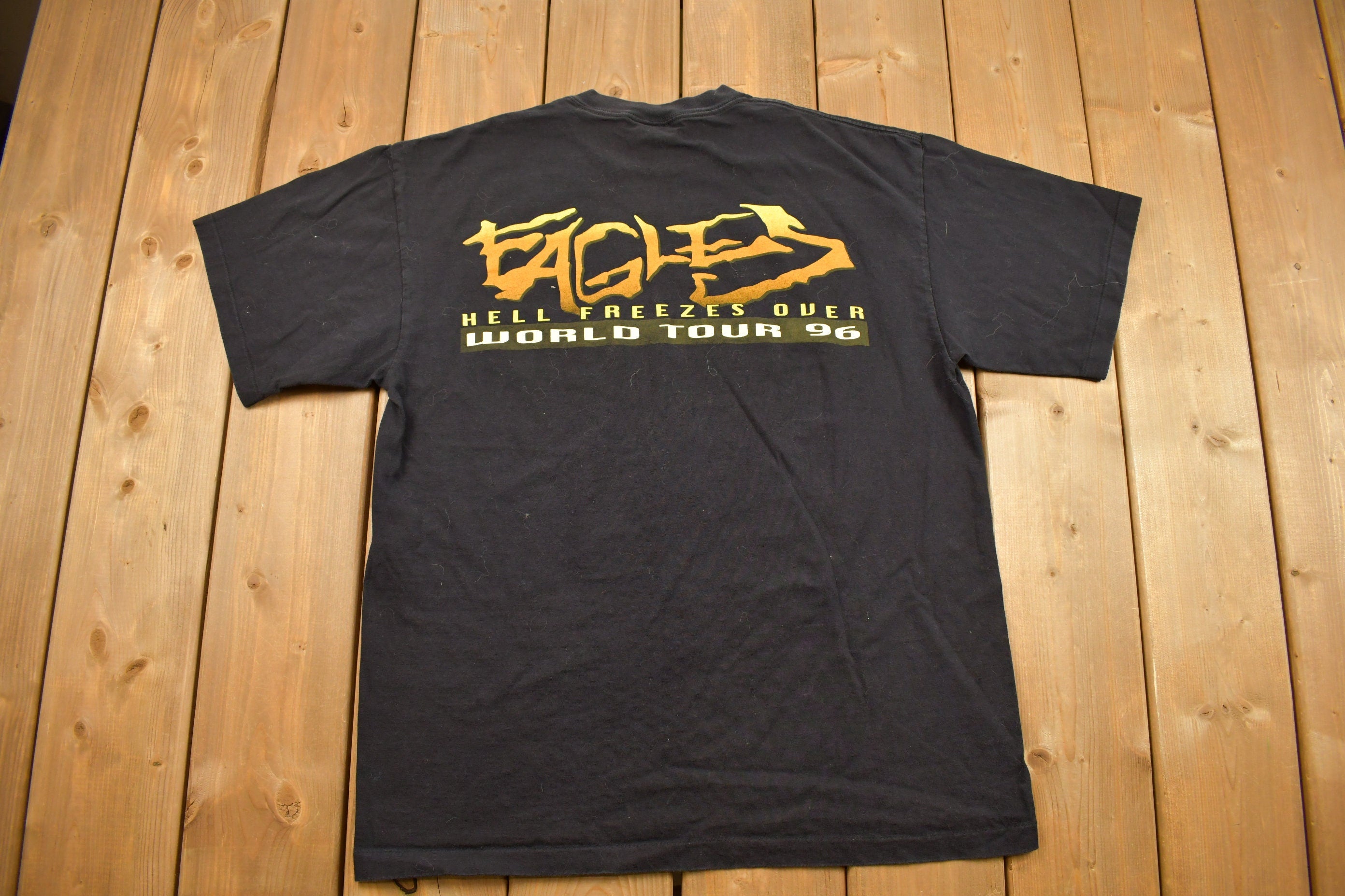 Vintage 1996 Eagles Hell Freezes Over World Tour Band T-shirt