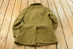 Vintage 1920s WW1 Mackinaw Short Overcoat Wool Army Jacket Men's S