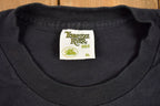 Vintage 1990s Hooked On Fonix Weed Parody Graphic T Shirt
