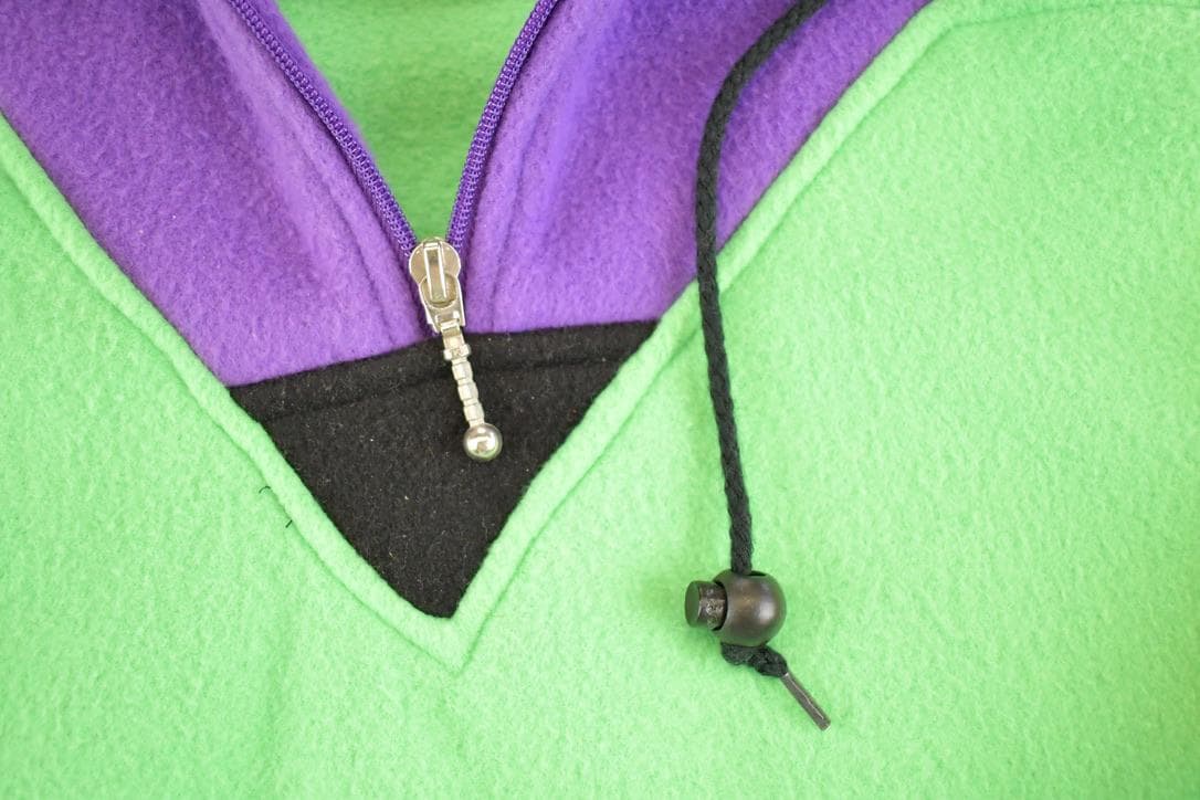 Vintage 1980s Eaton North Country Fleece Quarter Zip Sweater Men's M