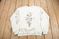 Vintage 1988 Floral Graphic Raglan Crewneck Sweatshirt