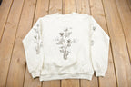 Vintage 1988 Floral Graphic Raglan Crewneck Sweatshirt