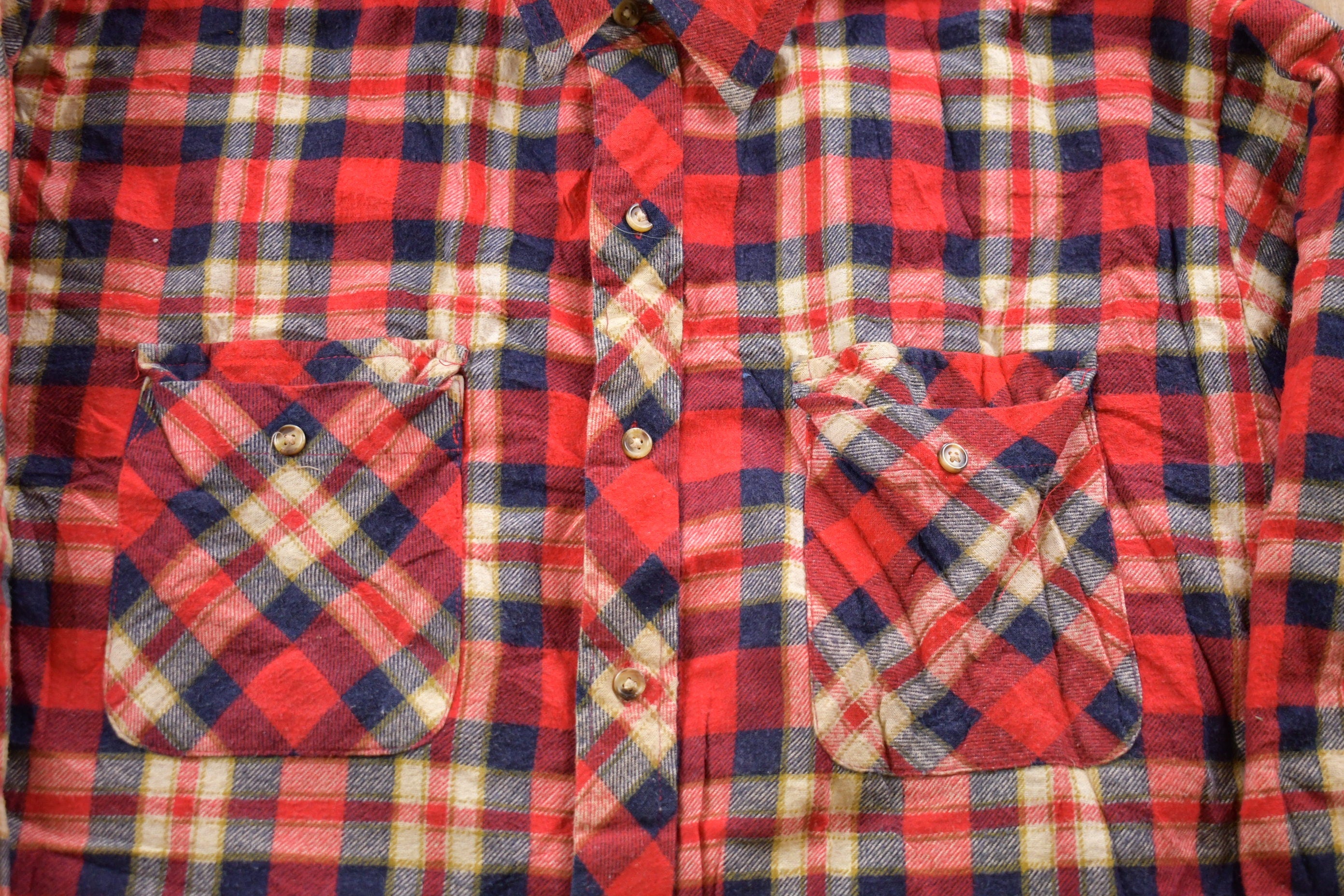Vintage 1990s Northwest Territory Plaid Button Up Shirt