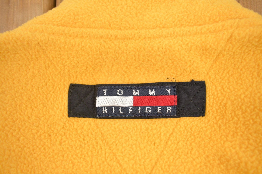 Vintage 1990s Tommy Hilfiger Fleece Sweater Vest