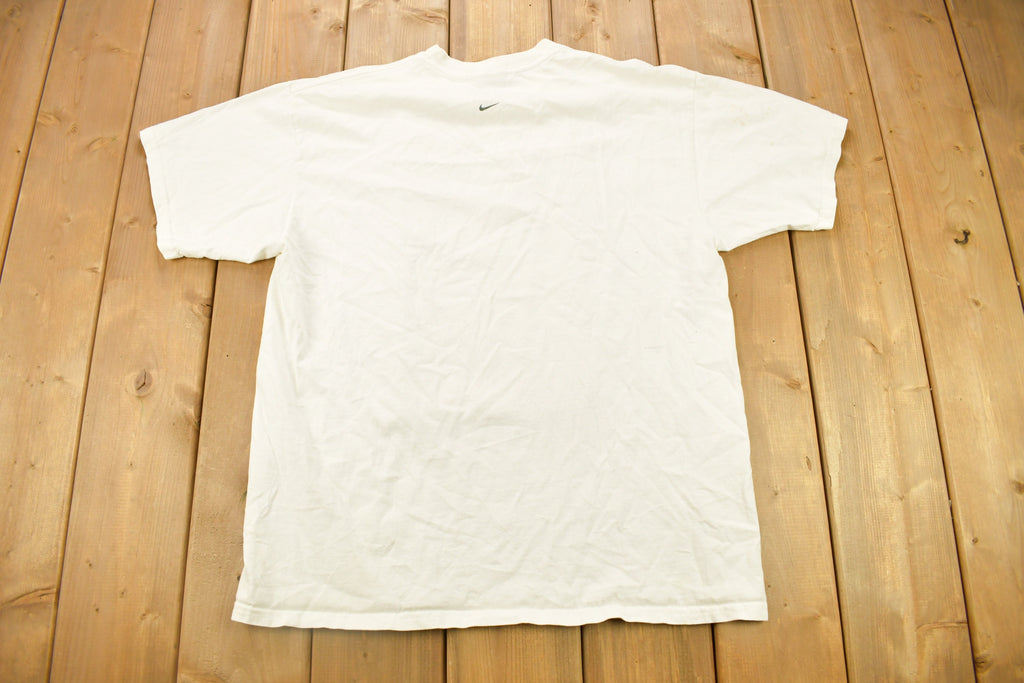 Vintage 1990s Nike Swoosh Box Logo Graphic T-Shirt