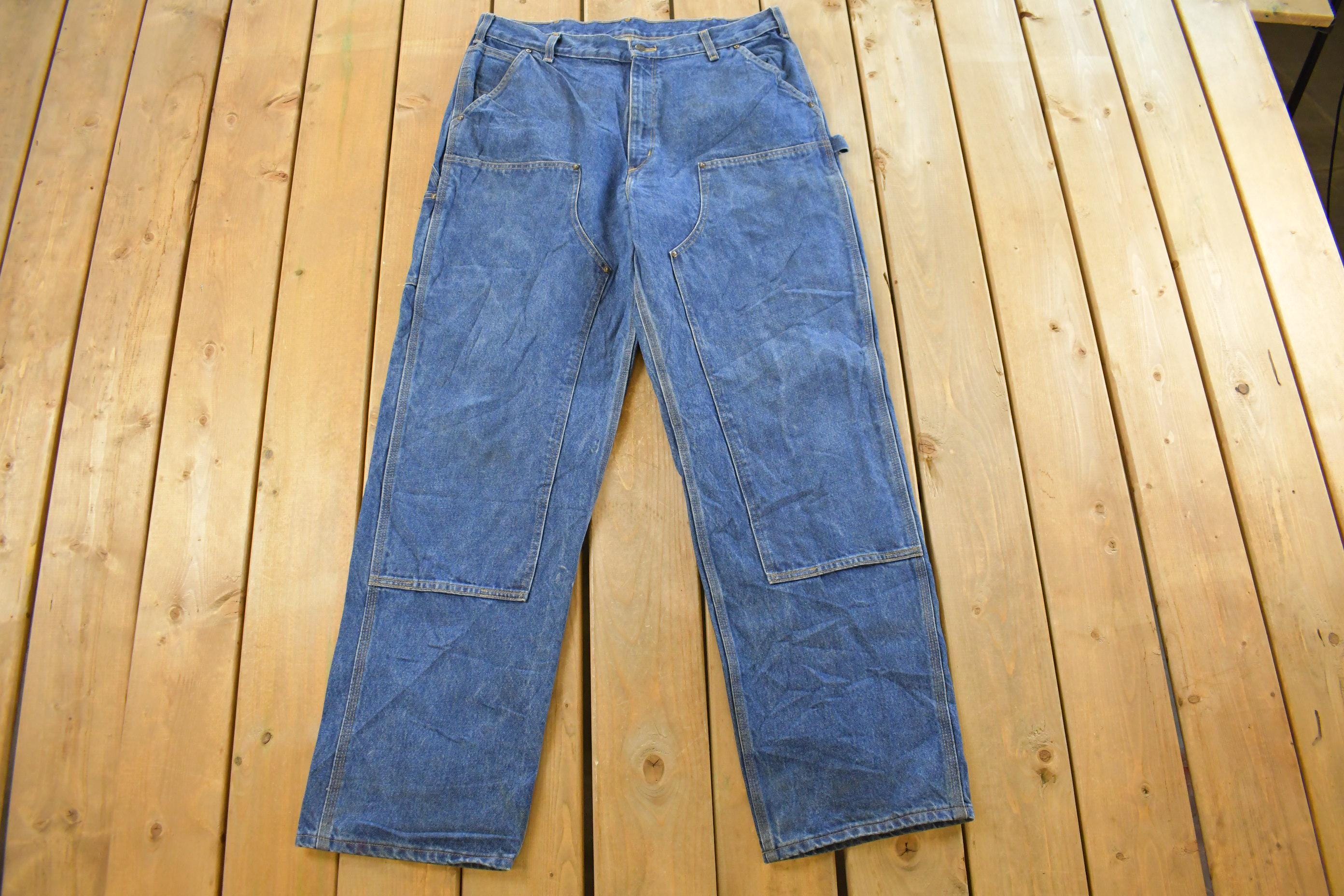 Vintage 2000s Carhartt Double Knee Denim Jeans Men's 38 x 34