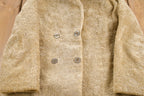 Vintage 1960s Lambs Fur Double Breasted Jacket