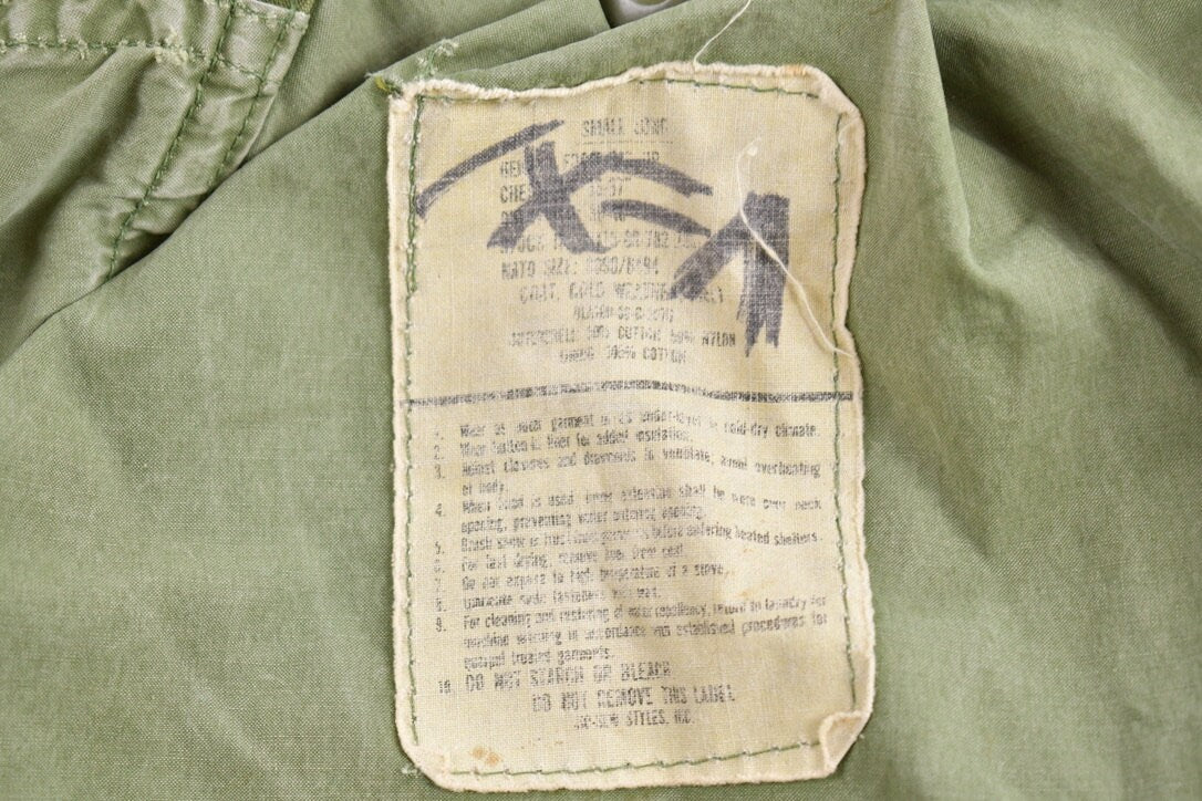 Vintage 1960s Military Army Field Jacket