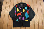 Vintage 1980s Carlisle Couture Knit Shawl Cardigan Jacket