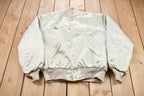 Vintage 1988 Minnesota Helitak Satin Bomber Jacket