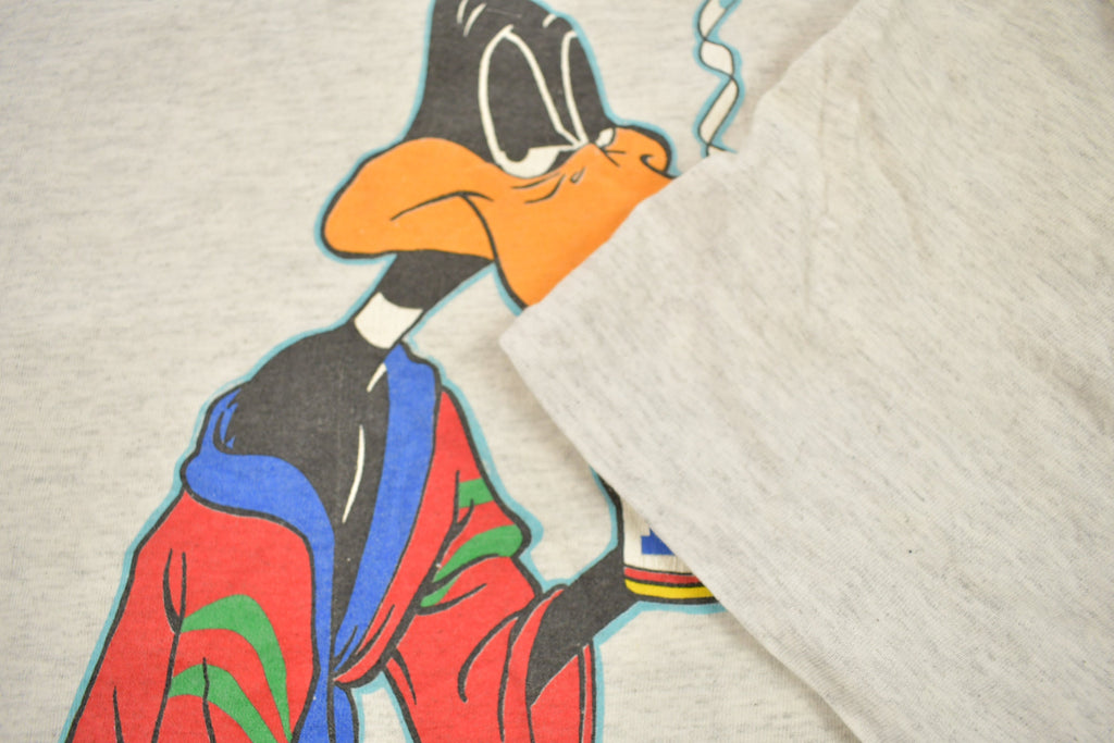 Vintage 1994 Daffy Duck Looney Tunes Morning Coffee Graphic T Shirt