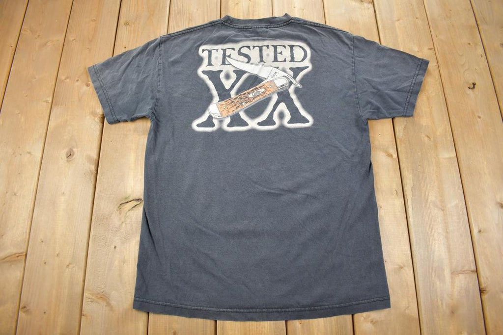 Vintage 1990s CASE XX Pocket Knife Graphic T-Shirt
