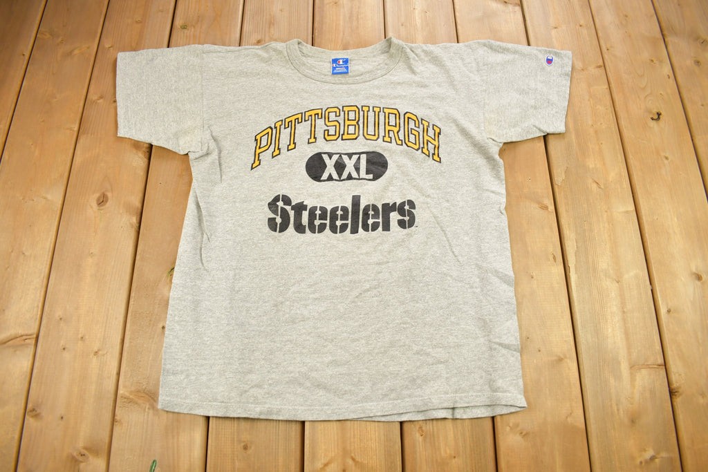 Vintage 1990S Pittsburgh Steelers NFL Champion Graphic T-Shirt