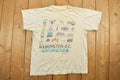 Vintage 1990s Washington DC Experience Tourism Souvenir T Shirt
