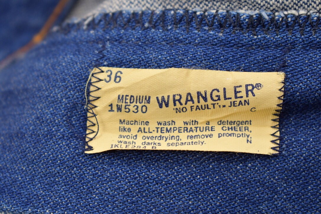 Vintage 1970s Wrangler No Fault Jeans