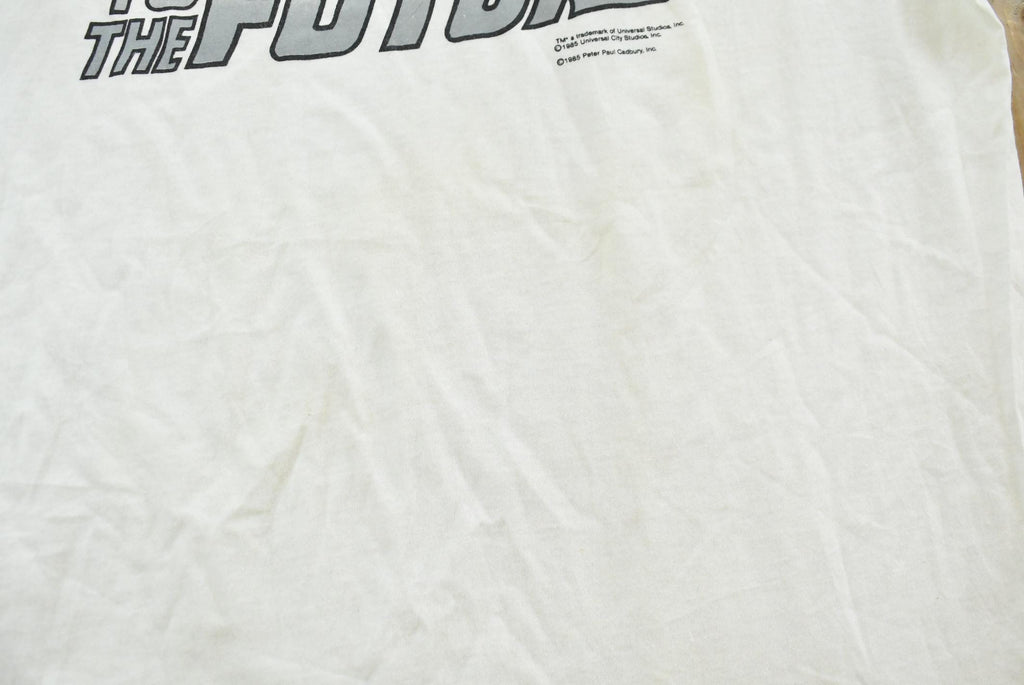 Vintage 1985 Back to the Future Movie Graphic T Shirt Mens L