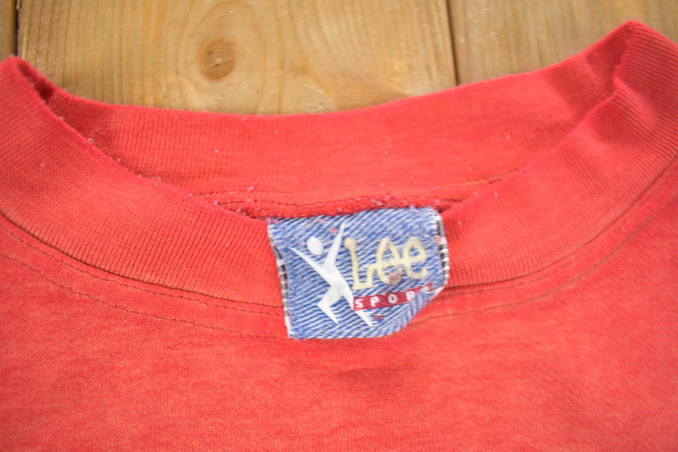 Vintage 1990s Harvard University Crimson NCAA Collegiate Crewneck
