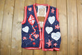 Vintage 1990s Knit 3 Button Sweater