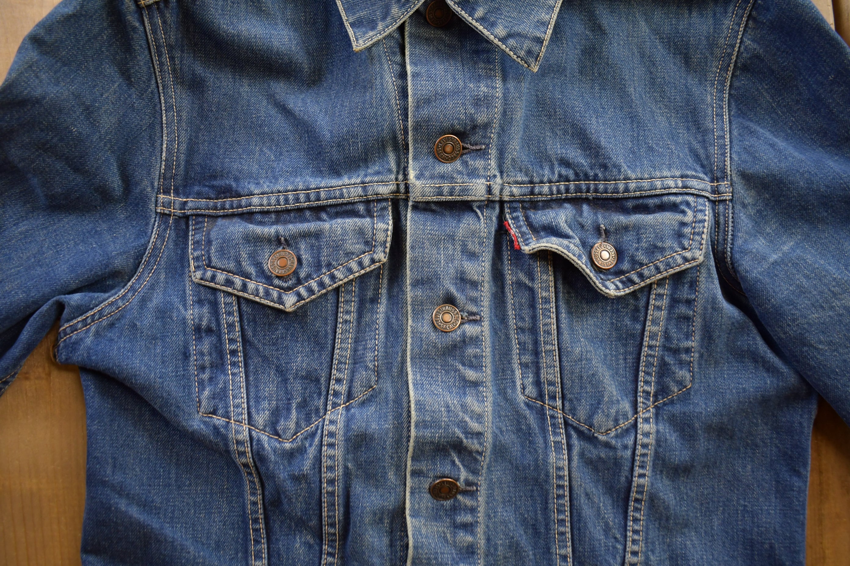 Vintage 1960s Levi's Type 3 Big E Denim Jacket