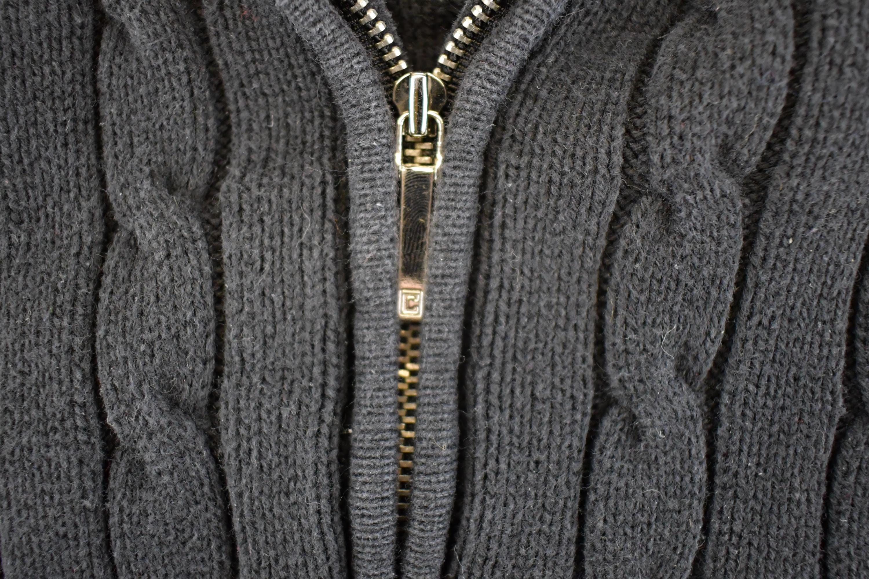 Vintage 1990s Chaps Ralph Lauren Abstract Knit Cardigan Sweater Womens M