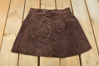 Vintage 1990s Guess Leather Suede Skirt Women's 1