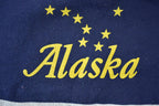 Vintage 1990s Alaska Quarter Zip Mock Neck Sweatshirt