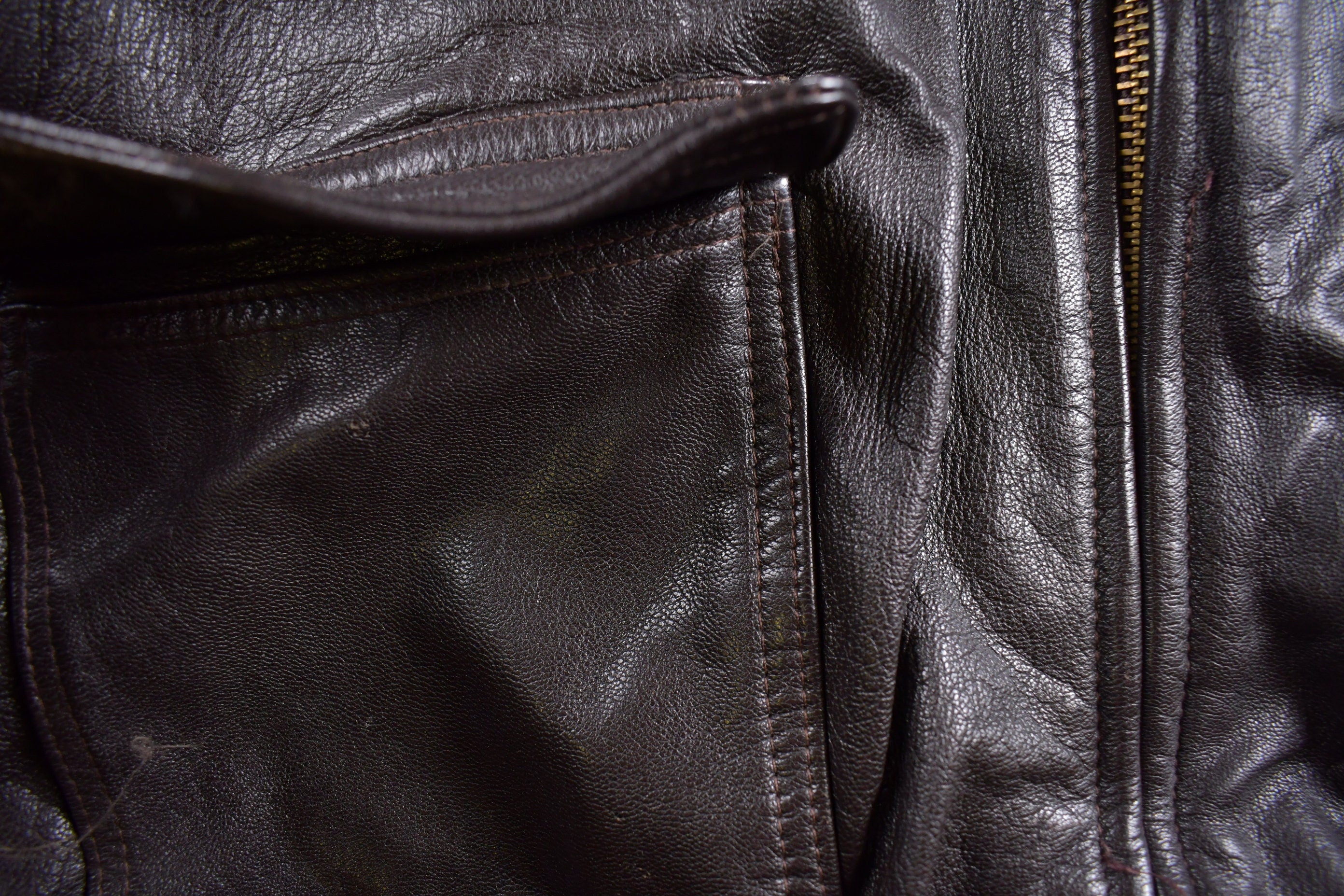 Vintage 1980s Type G-1 Leather Flight Jacket