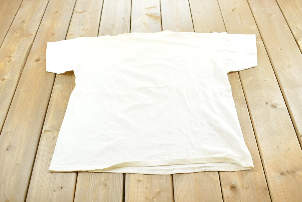Vintage 1990s Body Wrappers Blue Flower T-Shirt Mens XL