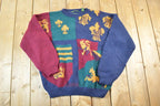 Vintage 1990s Embassy Row 100% Hand Knit Wool Sweater Mens XL