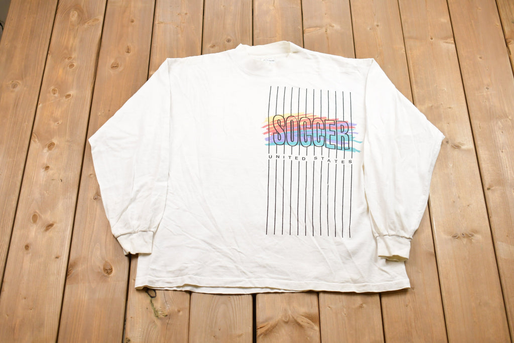 Vintage 1990s Soccer Long Sleeve Shirt