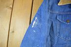 Vintage 1980s Wrangler Western Wear Blanket Lined Denim Jean Jacket Men's 44