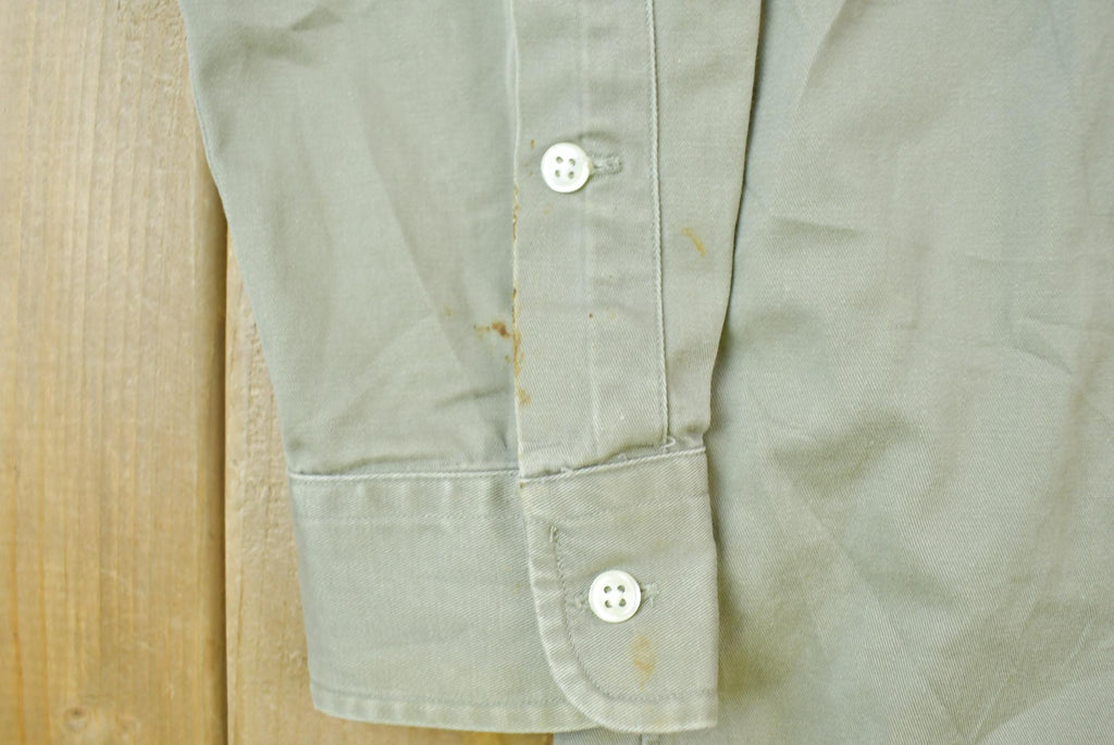 Vintage 1990s Ralph Lauren Blake Small Pony Beige Button Up Shirt Size S