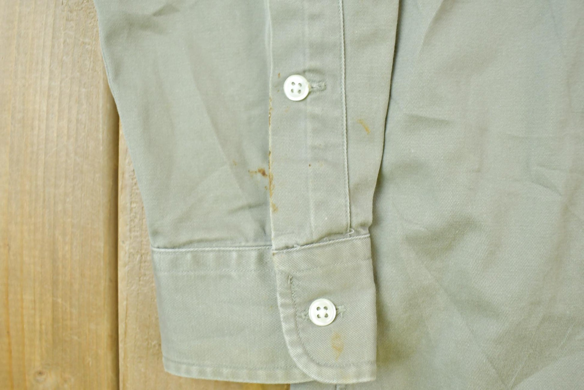 Vintage 1990s Ralph Lauren Blake Small Pony Beige Button Up Shirt Size S