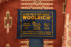 Vintage 2000ss Woolrich Abstract Flannel Button Shirt