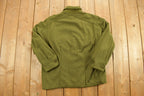 Vintage 1940s WW2 Wool Button Up Infantry Shirt