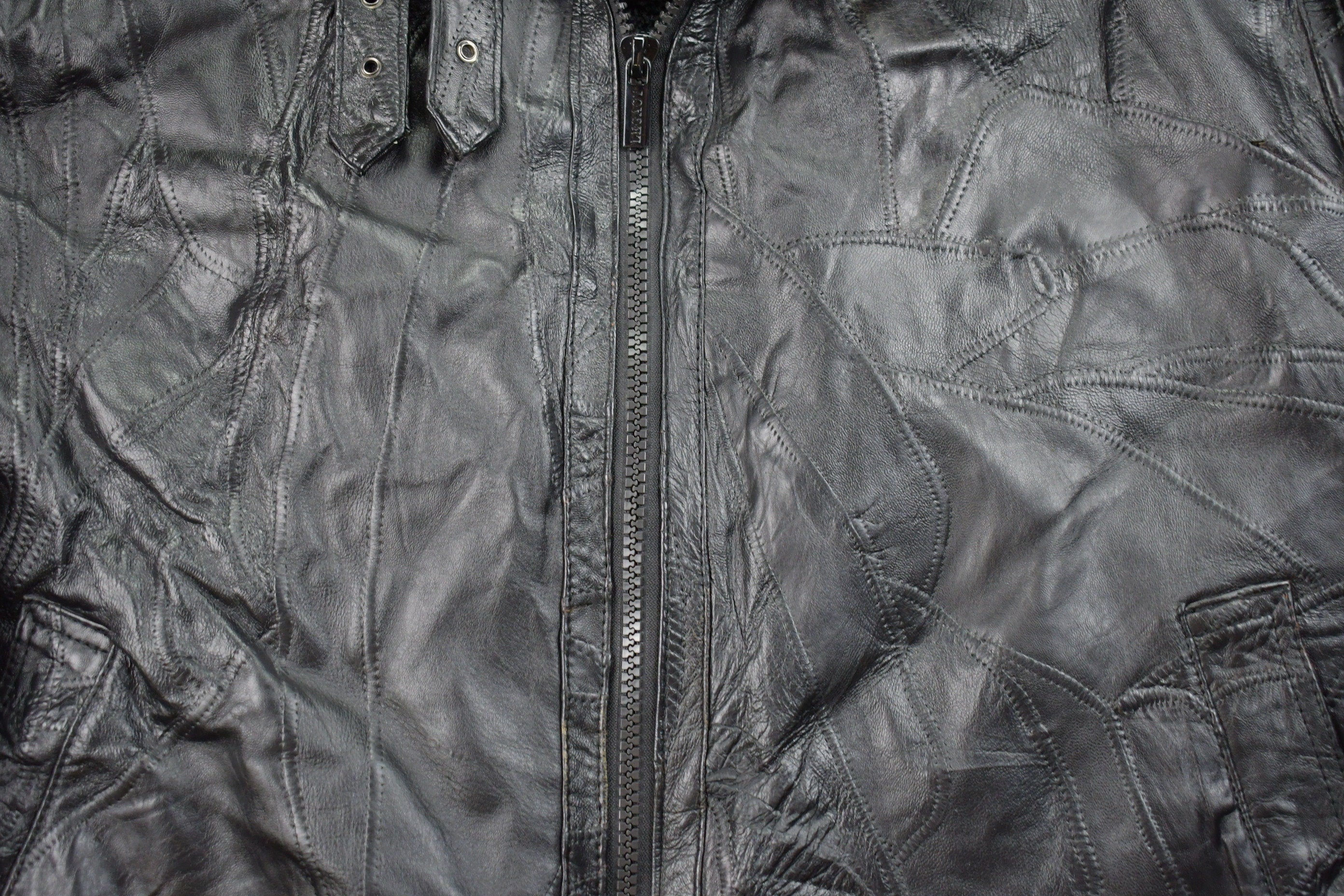 Vintage 1990s Legacy Leather Fur Jacket
