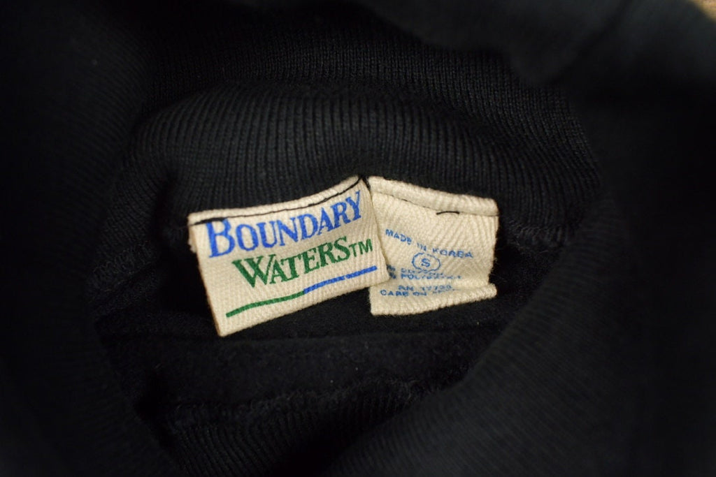 Vintage 1990s Boundary Waters Blank Turtleneck Sweatshirt