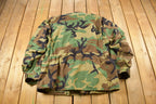 Vintage 1993 Army Woodland Camo Cold Weather Military Field Jacket