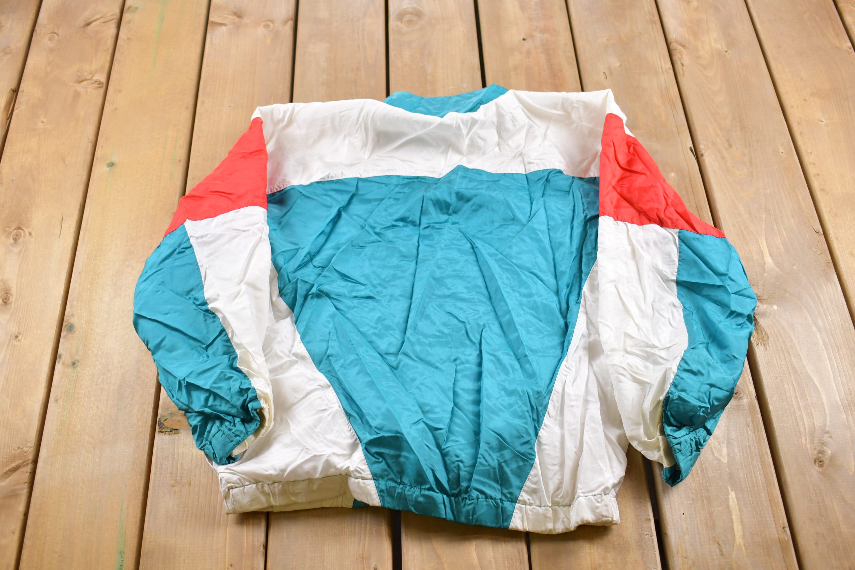 Vintage 1980s Nike Color Block Windbreaker Jacket