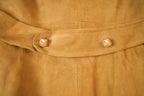 True Vintage 1960s Tilopel Women's Suede Trench Coat