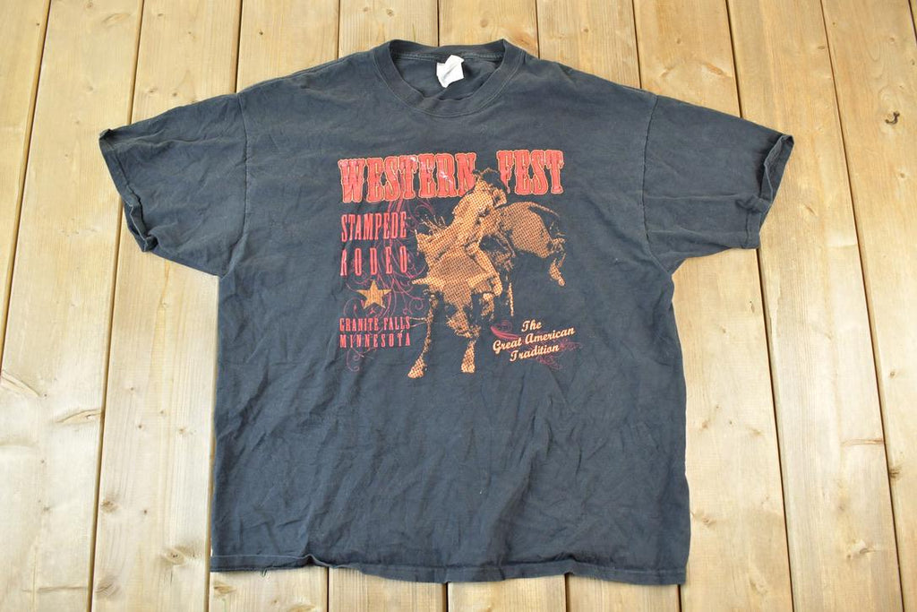 Vintage 1990s Western Fest Single Stitch T-Shirt