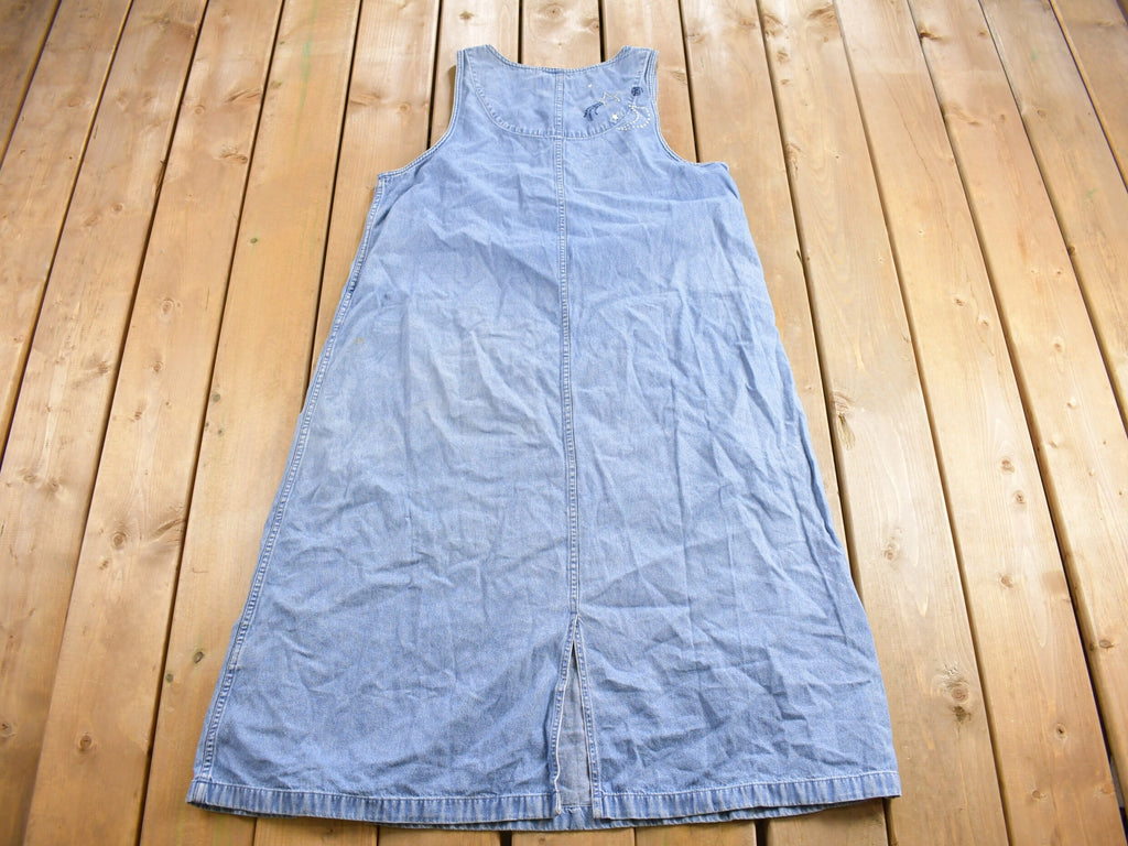 Vintage 1990s Christopher Banks Denim Dress