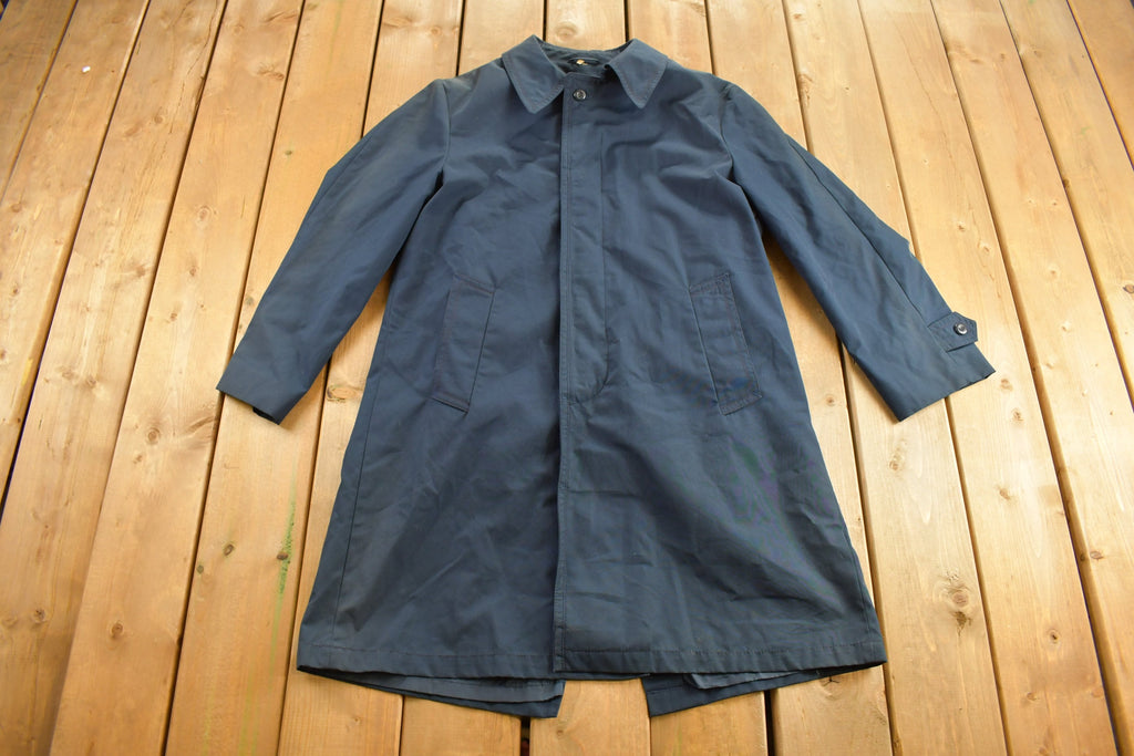 Vintage 1980s Full Length Trench Coat Jacket