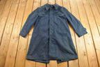 Vintage 1980s Full Length Trench Coat Jacket