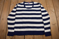 Vintage 1980s Knitted Braidburn Striped Crewneck Sweater
